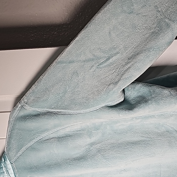 Pendleton XL fuzzy fleece jacket, aquamarine teal - Picture 11 of 16